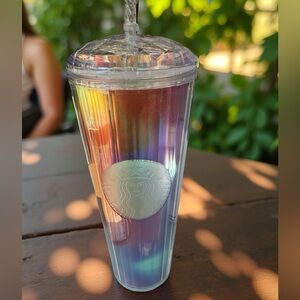 Starbucks Iridescent Rainbow Pearl Cold Cup – Retired 2022